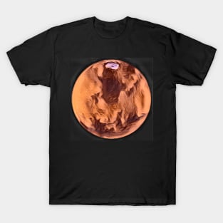 Mars a la Edvard Munch: an Astronomical Faux Painting T-Shirt